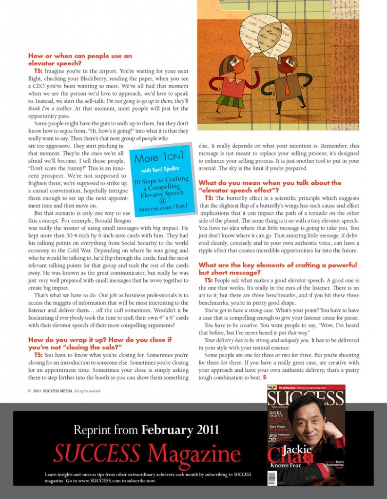 February 2011 Success Magazine Article - Page 2